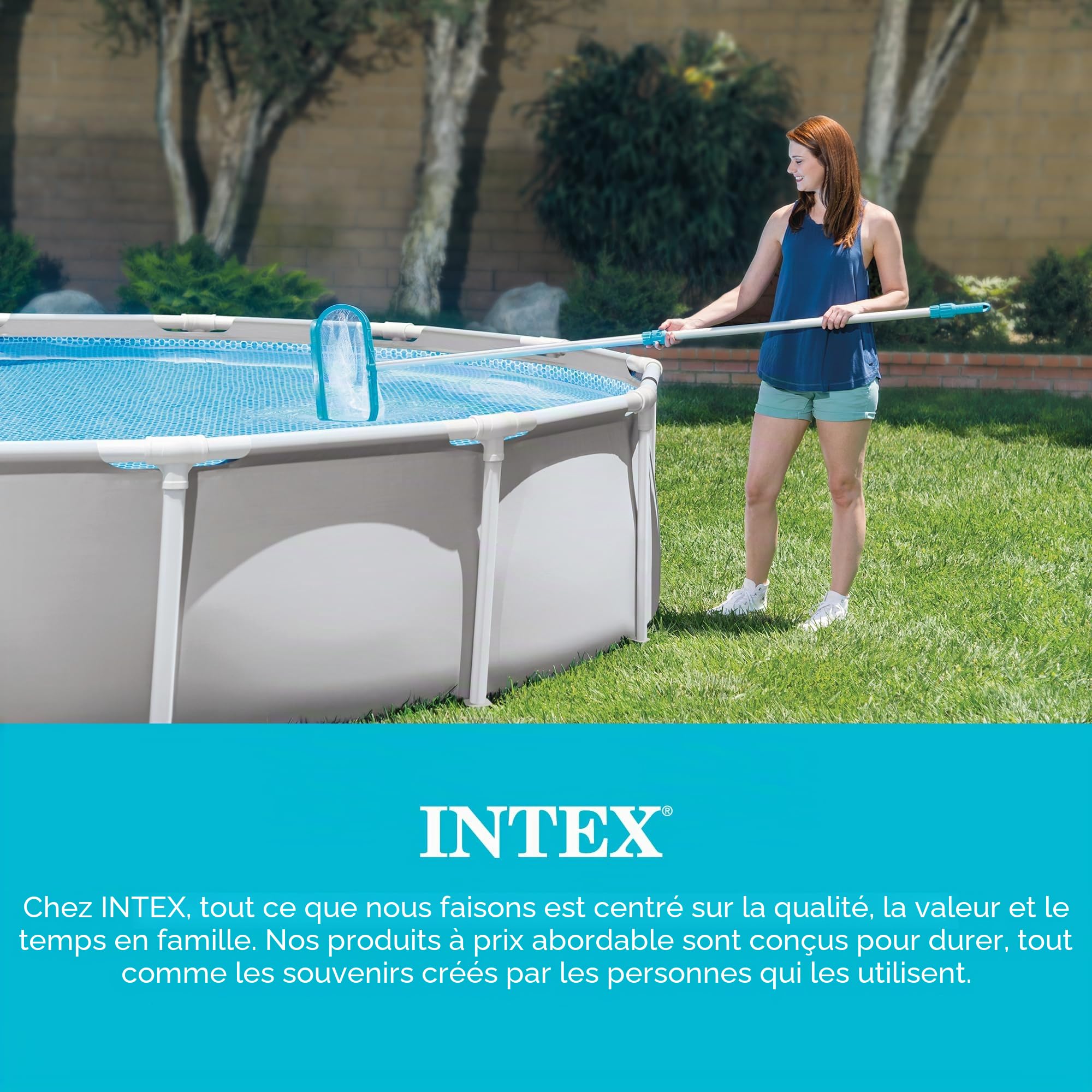 Intex Kit d'entretien de Piscine Deluxe - Accessoires de Piscine - Kit de Nettoyage de Piscine - 5 pièces