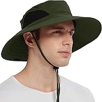 Vista 1 de EINSKEY Unisex Sun Hat, Waterproof Wide Brim Bucket Hat Packable Boonie Hat for Fishing Hiking Gardening Safari Beach