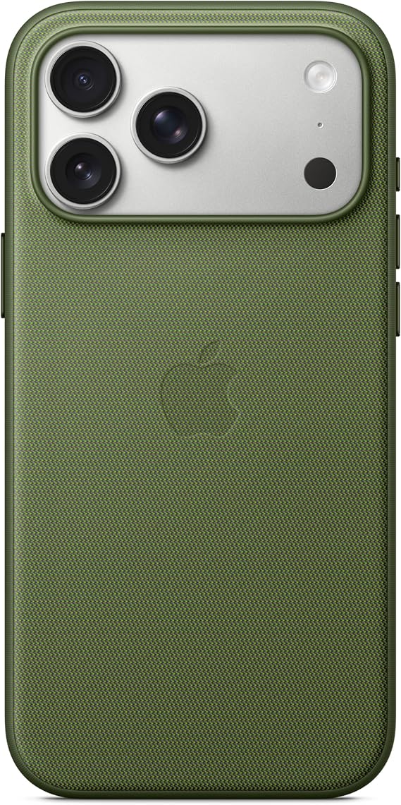 Apple iPhone 17 Pro Max için MagSafe özellikli Tech Dokuma Kılıf - Yeşil ​​​​​​​