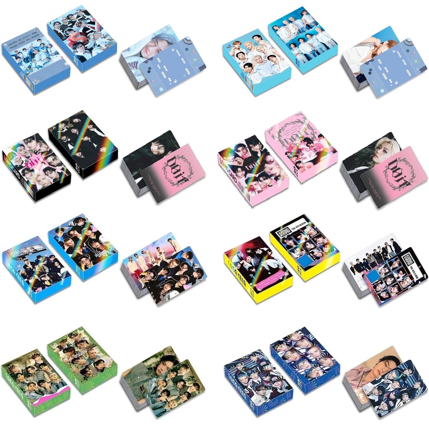 Amazon.com : MeiYiYou 8Pack/240PCS Stray-K Photocards,Stray-K Lomo