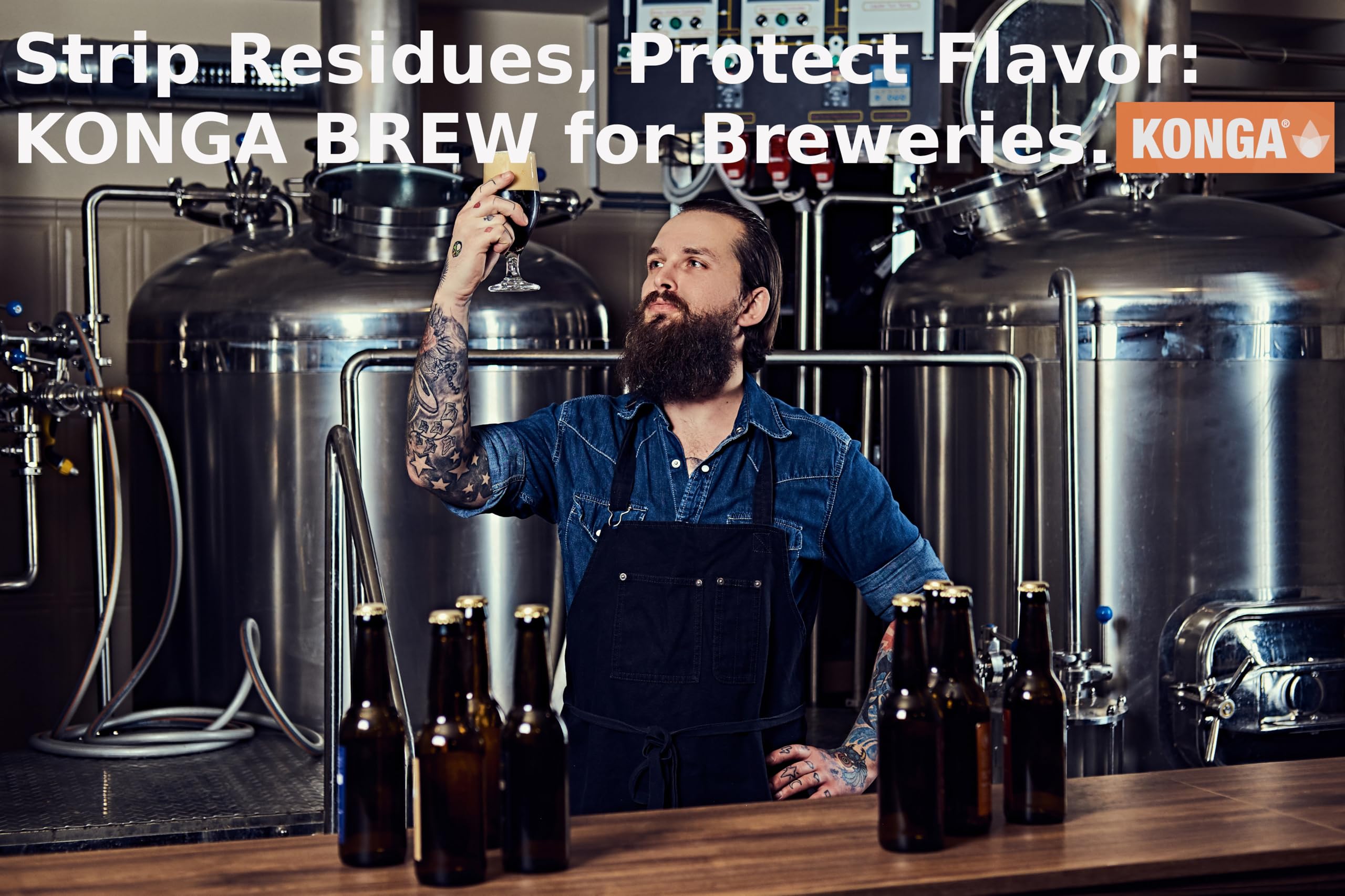 Konga Brew - Professionelles Reinigungsmittel für CIP-Systeme, Brauereien und Lebensmittelindustrie | Alkalischer Reiniger | Entfernt Fette, Proteine und organische Ablagerungen (20 L)