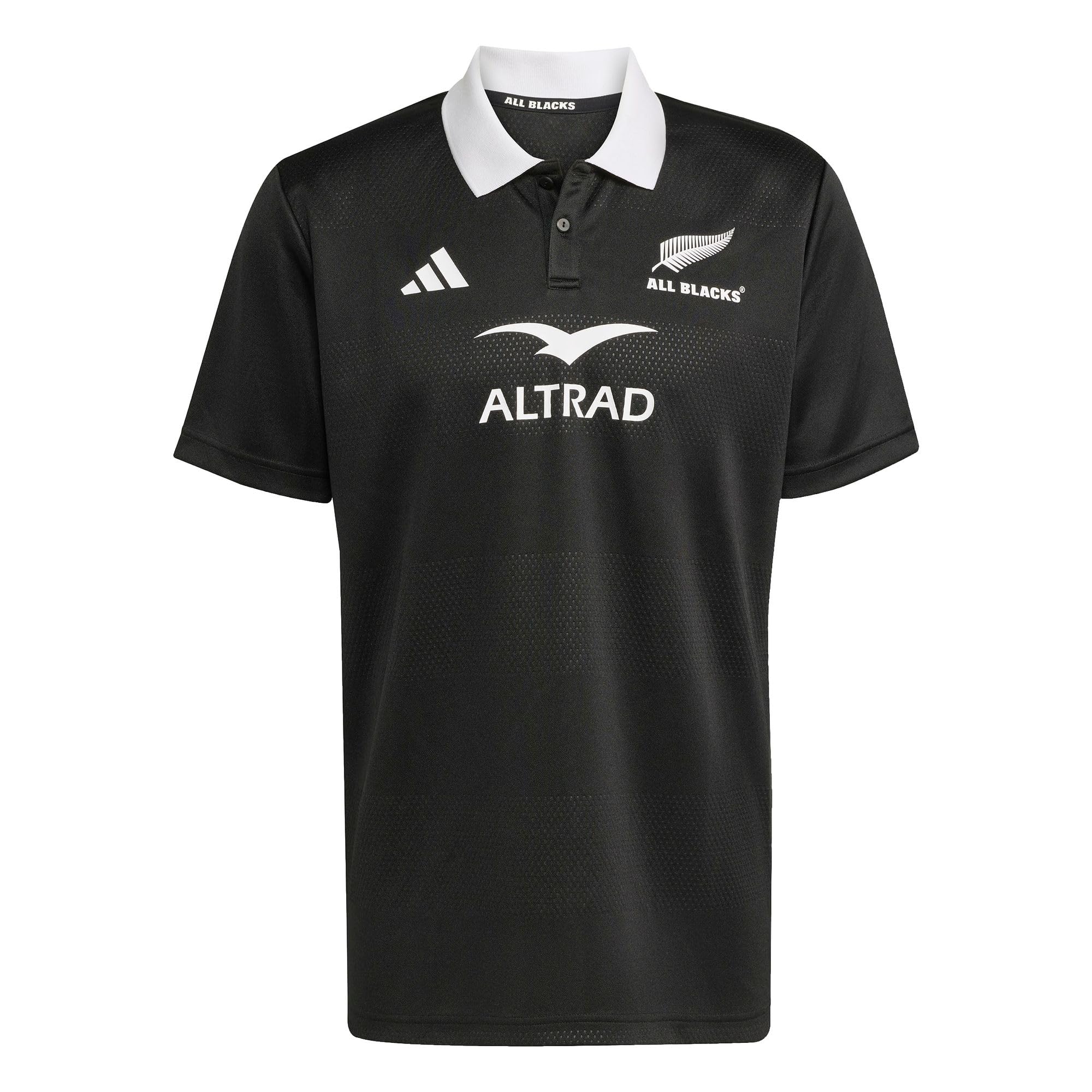 adidas men all blacks supporter polo black s
