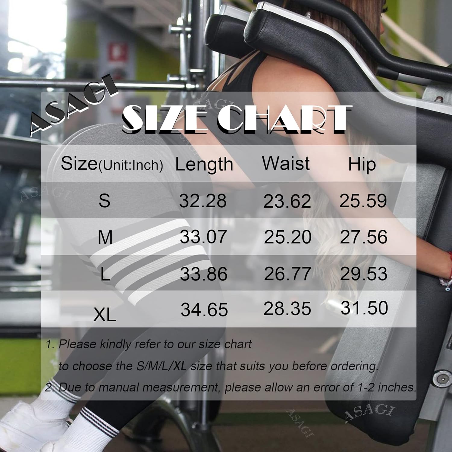 ASAGI Scrunch Butt Lifting Workout Leggings for Women High Waist Yoga Pants Amplify Gym Seamless Booty Tights - Image 7