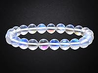 Vista 448 de Amazing Gemstone Pulsera de cristal para mujeres y hombres, pulsera de cristal curativo de protección, pulsera elástica con cuentas de piedras