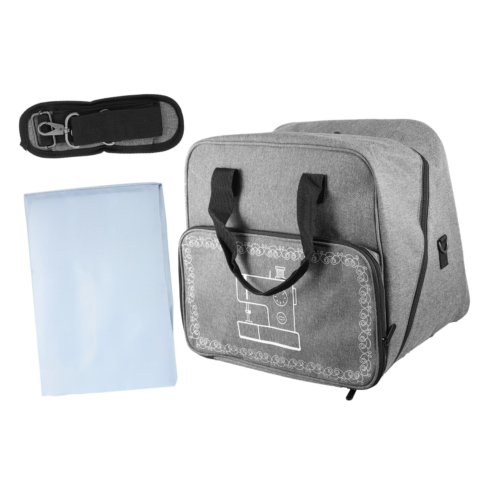 Sewroro Sac De Rangement pour Machine à Coudre Oxford Étui De Voyage Portable avec Poignée pour Ranger Outils De Couture Et Accessoires