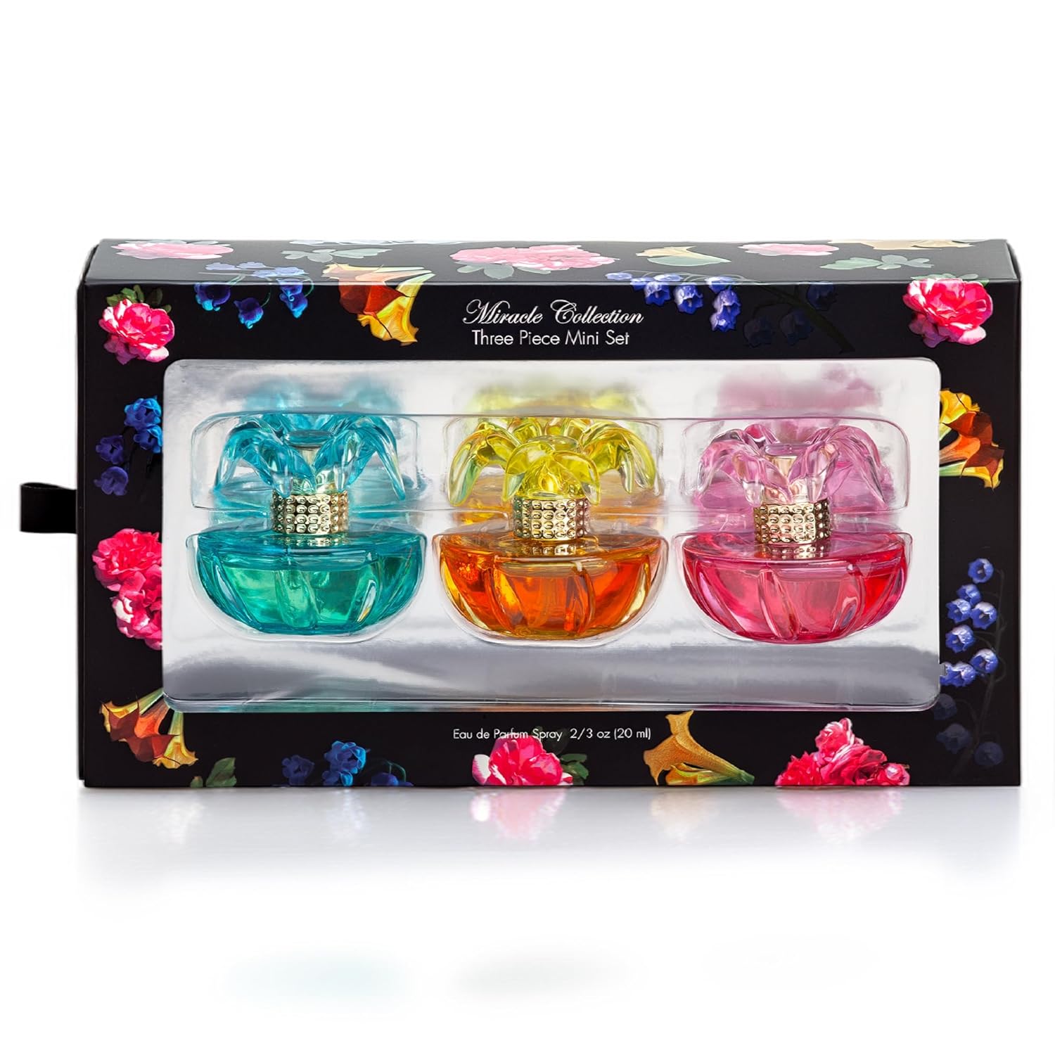 MIRACLE COLLECTION Luxury 3PC Women's EDP Fragrance Gift Set - Long-Lasting, Travel-Friendly Floral Perfume Trio - Versatile Signature Scents: Lily of the Valley, Rose of Sharon, Angel Flower (3x20ml)