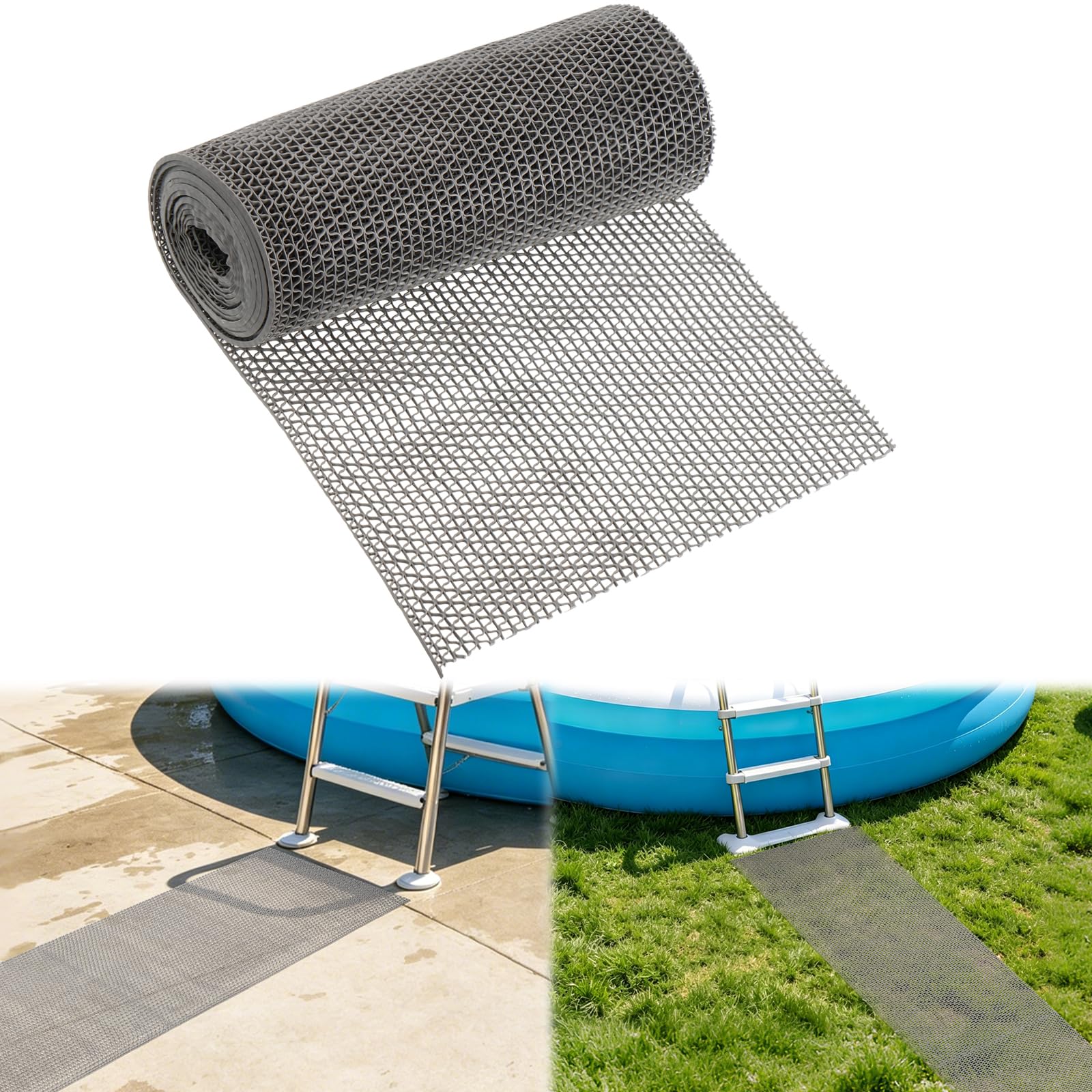 12in x 10ft Above Ground Pool Walkways Keep Feet Away from Dirt and Stones Keep Swimming Pool Clean