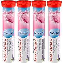 MivlisVitamins MivlisCalcum Effervescent Tablets Orange Flavor, Fizzy Drink Tablets with Calcum, 20 Tablets Each, Pack of 4, Sugar Free