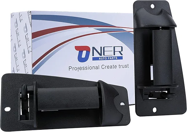 ONER Exterior Rear Left Driver and Right Passgenger Side Extended Cab Door Handle,Fit for 1999-2007 Chevy Silverado GMC Sierra 1500 2500 3500, Replaces# 15758171, 15758172