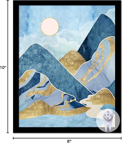 Miniatura 8 de keibiubu Marco de fotos negro, marco de fotos de 8 x 10 pulgadas para póster de fotos, lienzo, certificado, exhibición de documentos, horizontal o