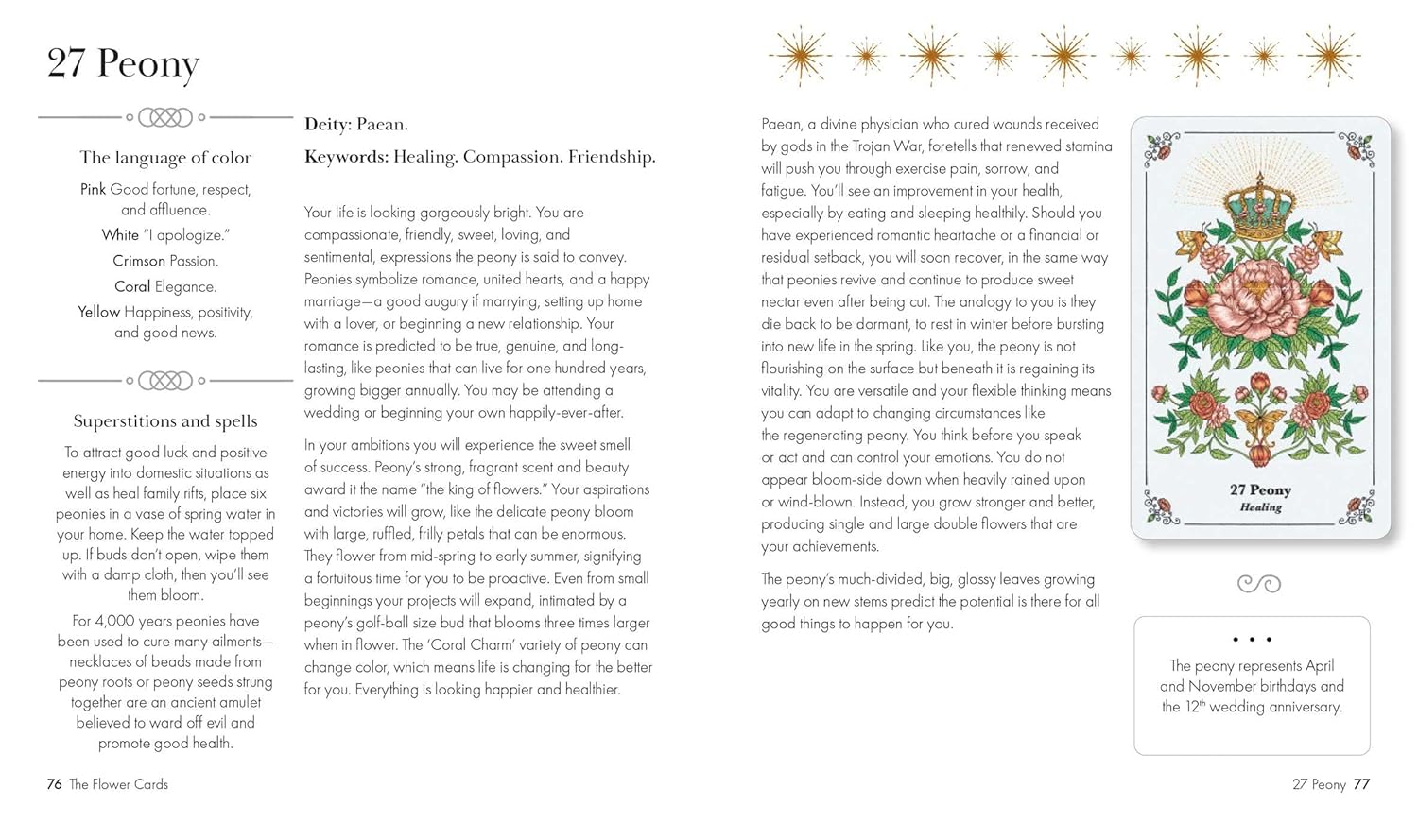 Spirits in Flowers Oracle Deck: Includes 52 cards and a 128-page illustrated book - Image 4