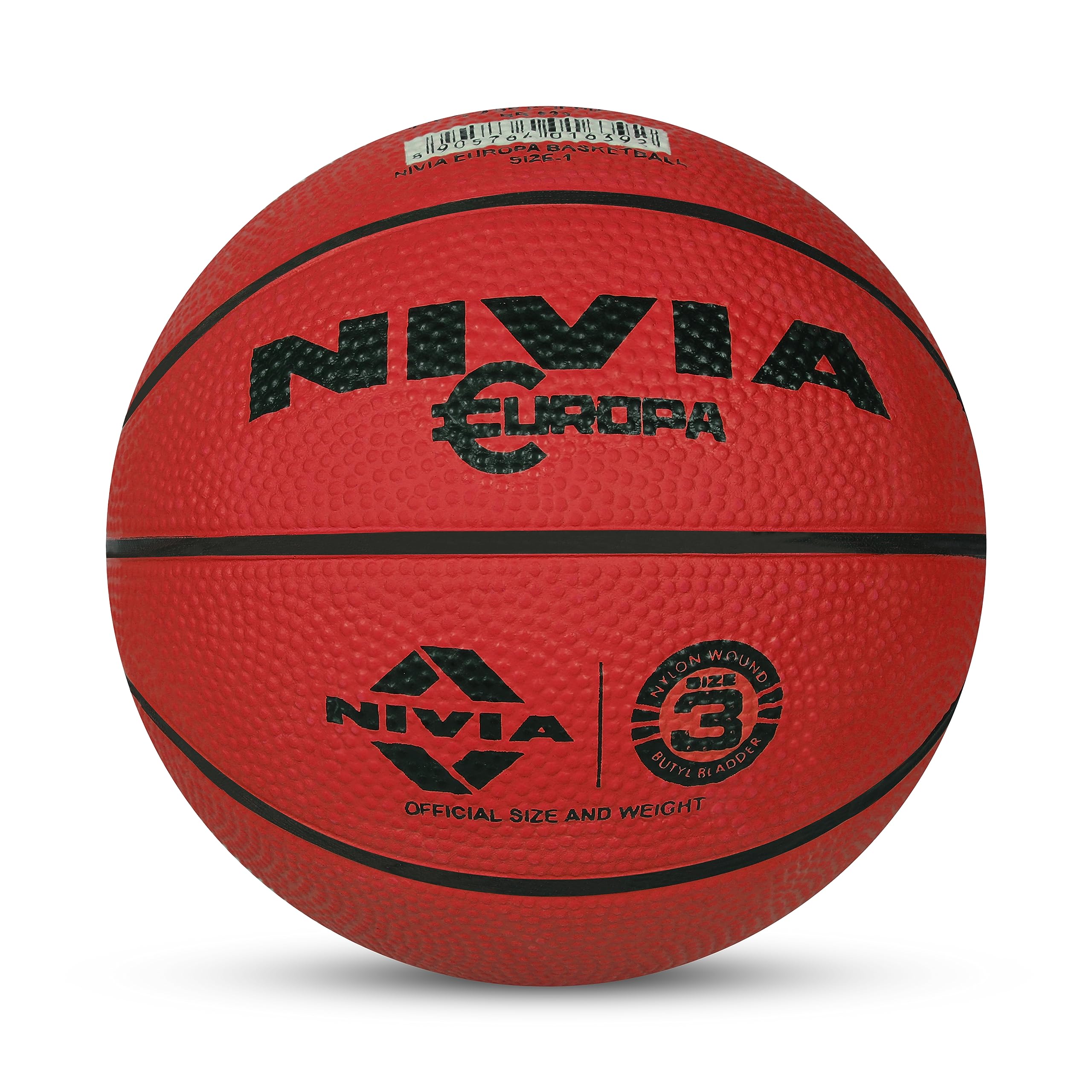 Nivia Europa Basketball NO.3 (Red)
