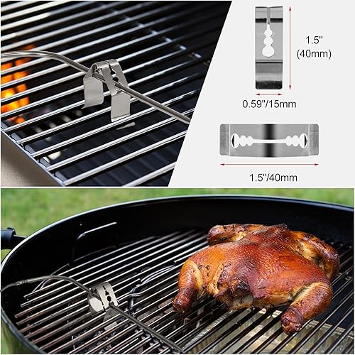 Miniatura 5 de Paquete de 2 sondas de carne de repuesto de 59 pulgadas para parrillas de pellets Pit Boss y ahumadores de pellets. Enchufe de 0.138 in compatible