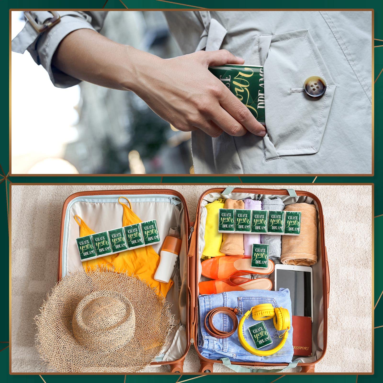 100 Pack Jungle Safari Animal Print Pocket Tissues - 3 Ply Mini Facial Tissues For Travel - Perfect For Holiday & Graduation Parties | Buy Now With Express International Delivery - View #13