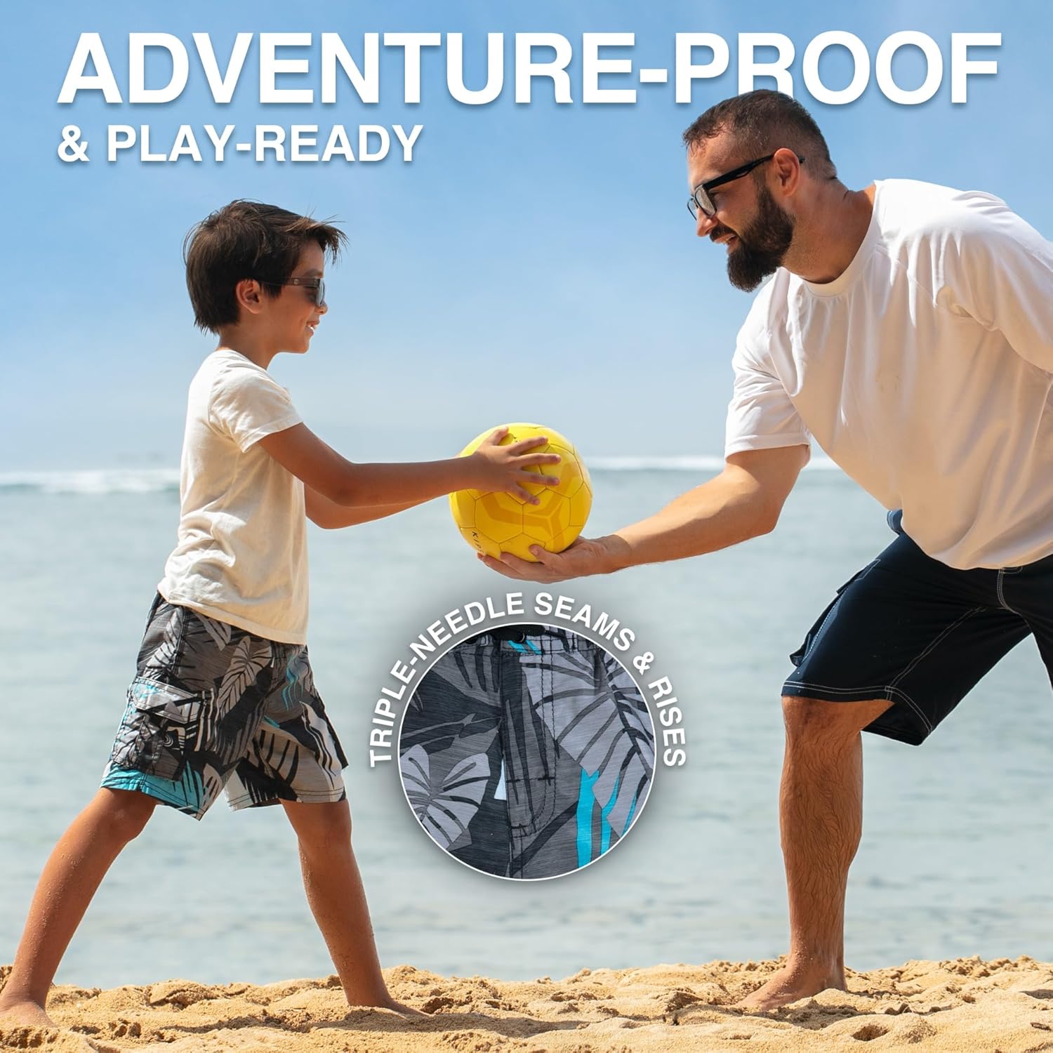 Kanu Surf Boys Line Up Quick Dry UPF 50+ Beach Swim Trunk - Image 4