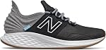 New Balance Men's Fresh Foam Roav V1 Running Shoe, Black/Light Aluminum, 9.5 M