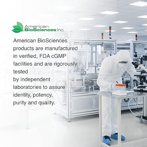 Miniatura 5 de American BioSciences ImmPower Plus, AHCC y suplemento de hierbas de extracto de germen de trigo fermentado, 550 mg por cápsula para apoyo