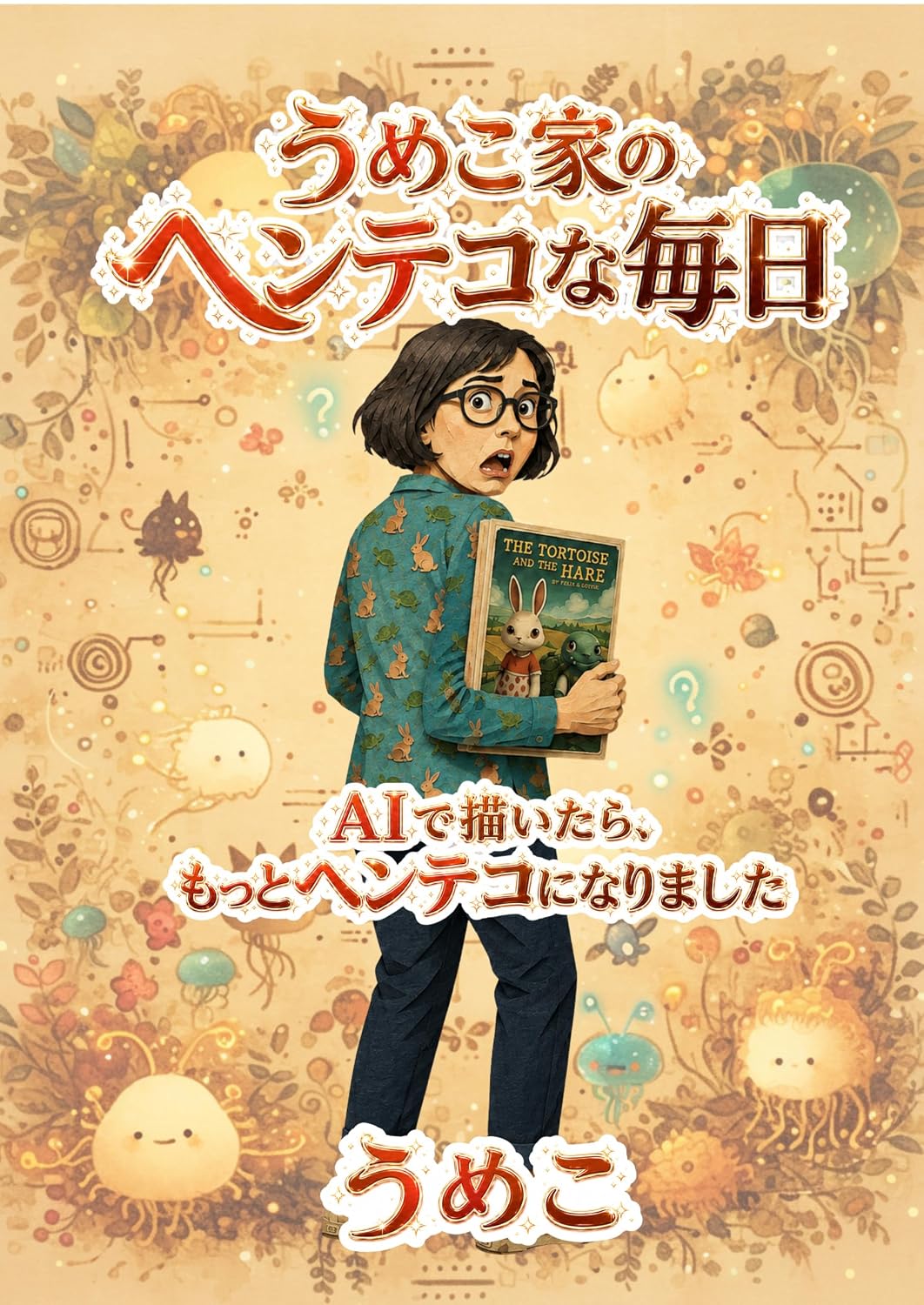 うめこ家のヘンテコな毎日: AIで描いたら、もっとヘンテコになりました