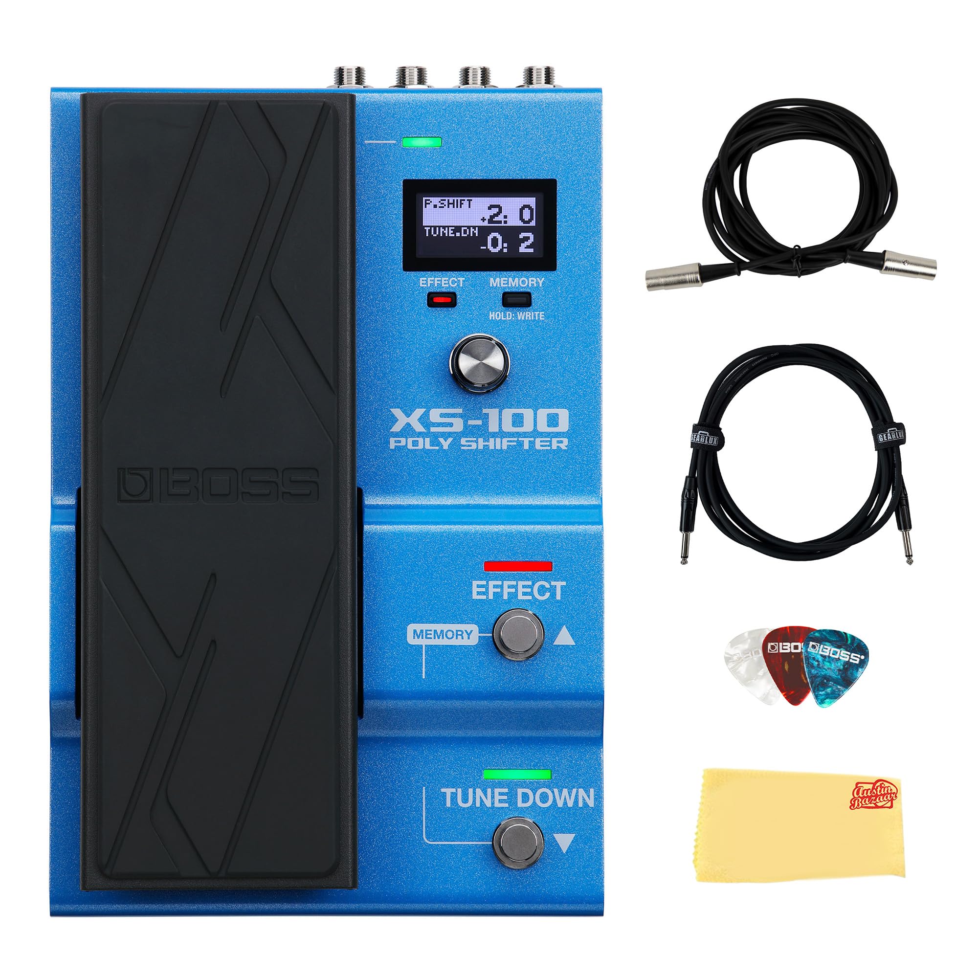 Amazon.com: Boss XS-100 Poly Shifter Pedal Bundle with Gearlux