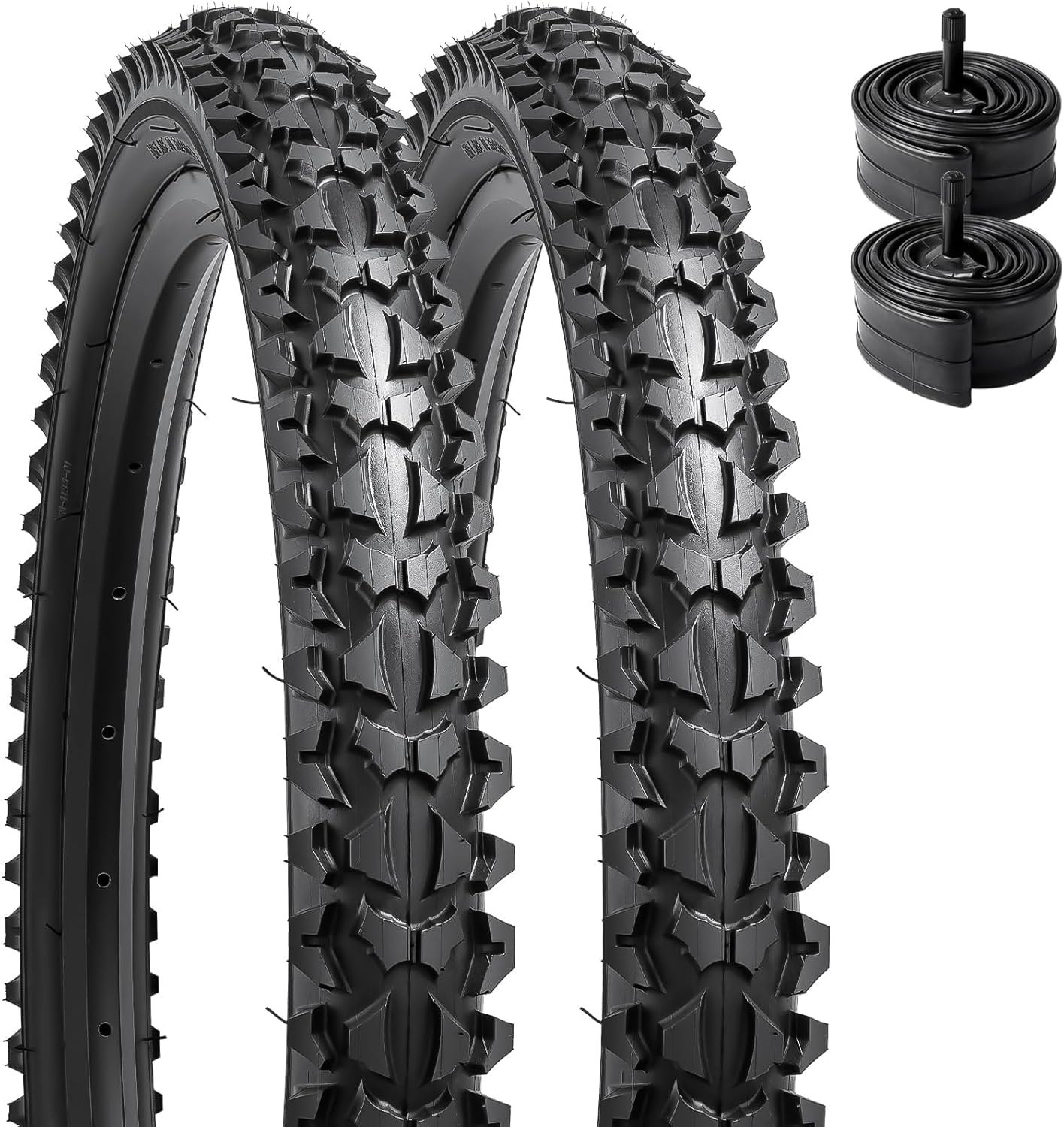 YUNSCM 2-PCS 16" Bike Tires 16x1.95/53-305 Compatible with Mountain Bike 16x1.90 16 x 1.95 16x2.0 Bicycle Tires