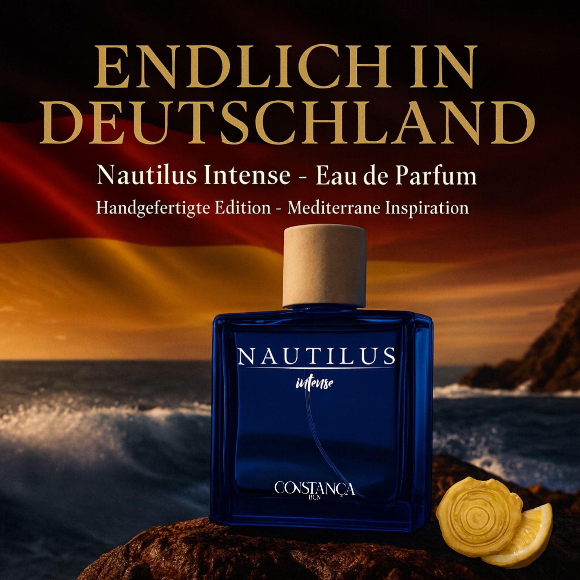 Nautilus Intense Eau de Parfum für Herren – Handgefertigter Duft mit marinen zitrischen und ambrierten Noten – 100 ml –