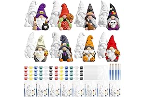 Unleash Your Artistic Flair with Ready-To-Paint Halloween Gnome Ceramics