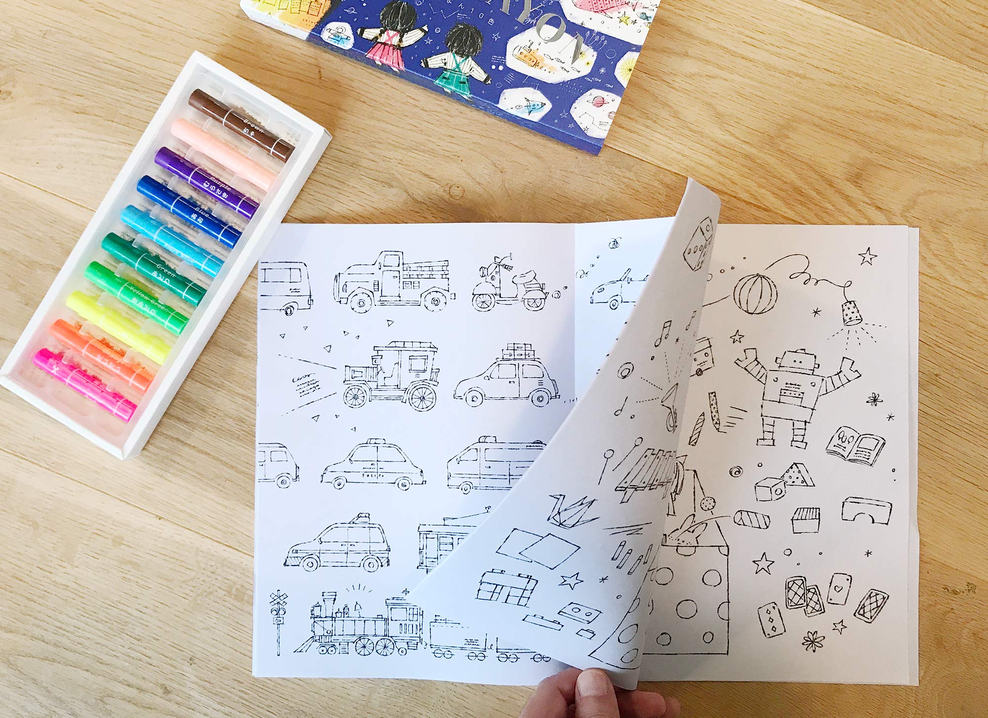 Amazon.co.jp: コクヨ(KOKUYO) はみだしてもいいぬりえ KE-WC53