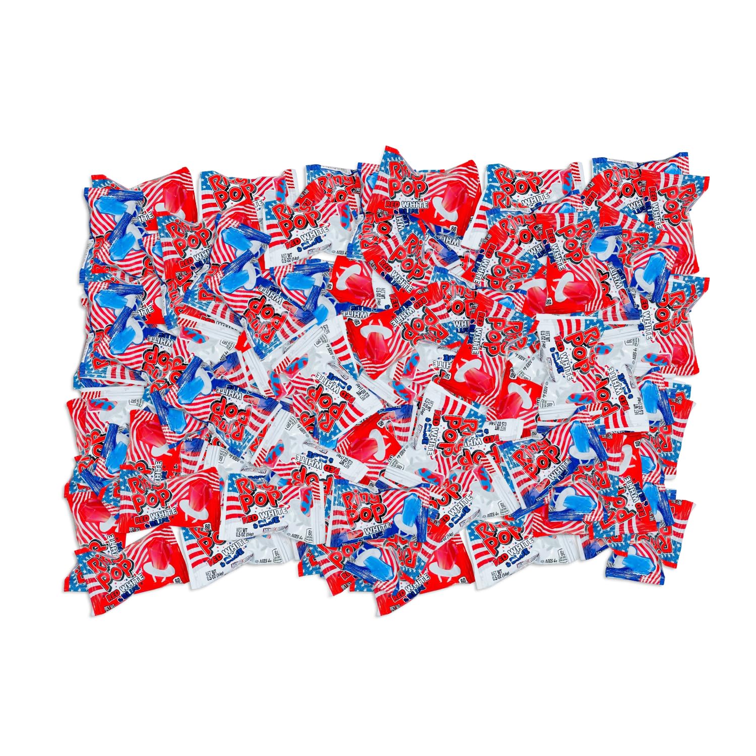 Amazon.com : Ring Lollipops Cherry & Blue Raspberry Pops - 30 Count ...