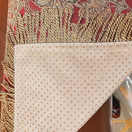 Miniatura 5 de LUFEIJIASHI Juego de 2 fundas de lujo para reposabrazos de sofá, lavables, protectores de reposabrazos para sofá de cuero, fundas antideslizantes