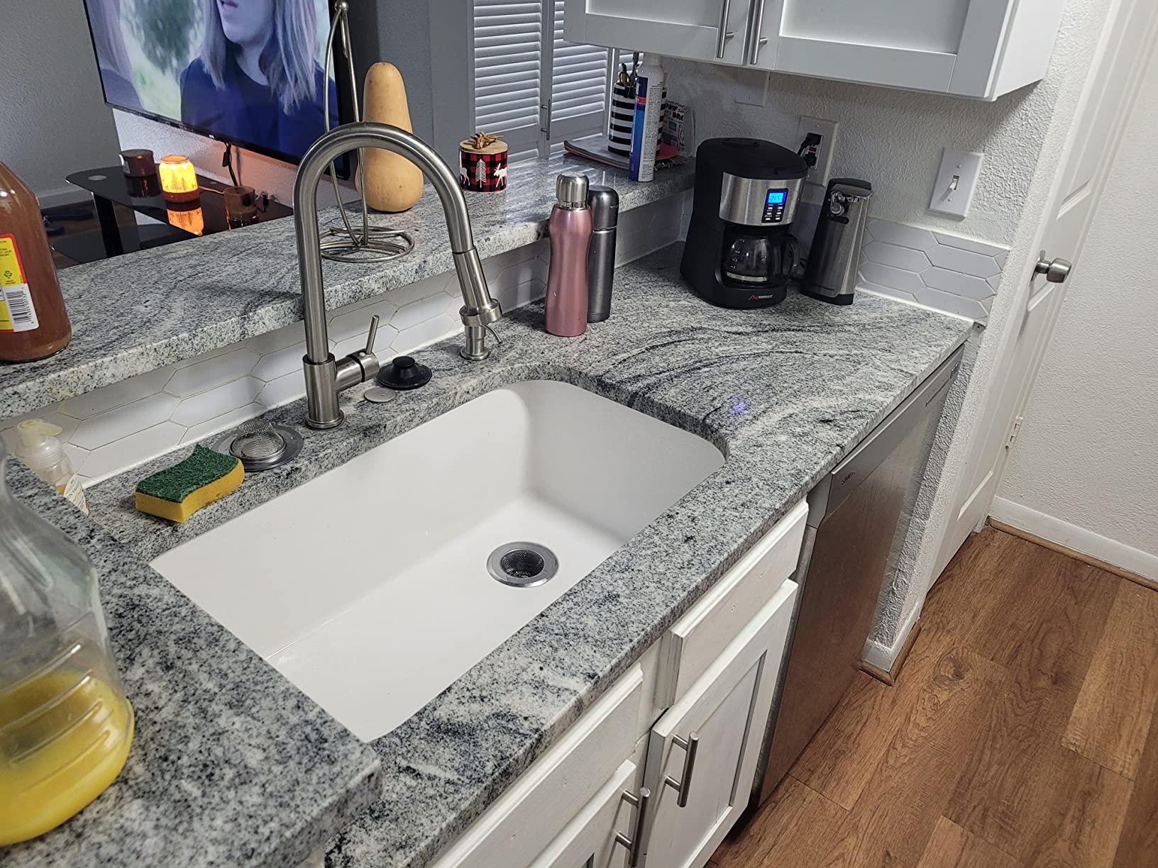 37/mo Finance Elkay Quartz Classic ELGU13322WH0 White Single Bowl