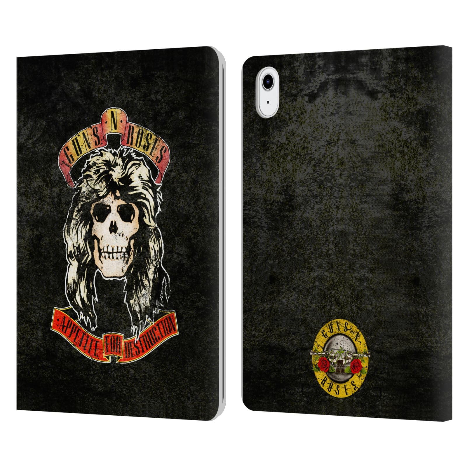 Étui portefeuille iPad Air 11 Head Case Designs Licence Guns N' Roses Adler Vintage