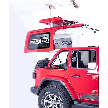 Amazon Com Hoist A Top Power Jeep Wrangler Unlimited Hardtop Removal System 014 210 Automotive