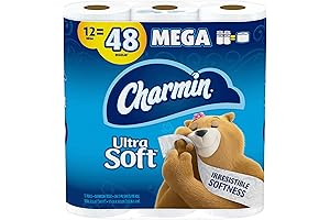 Charmin Ultra Soft Toilet Paper, 12 Mega Rolls