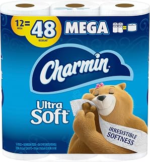 Charmin® Ultra Soft® 2-Ply Toilet Paper, 264 Sheets Per Roll, Pack of 12 Rolls