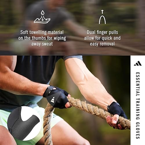Miniatura 6 de Guantes Esenciales de Entrenamiento Adidas Blanco,Graphic,Rosado,Rojo -,Negro -,Azul,https://www.amazon.com/dp/undefined