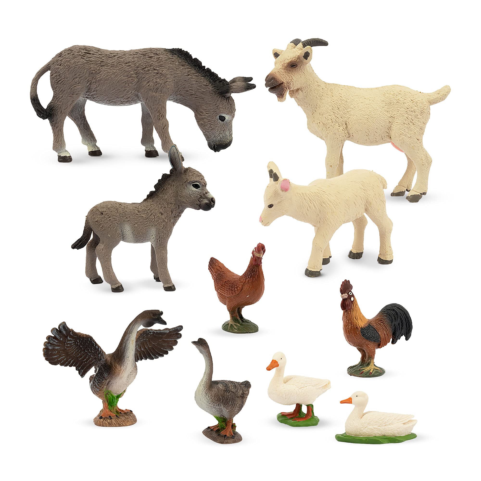 Buy Toymany 10PCS Farm Animals Figures, Realistic Farm Animal Toys