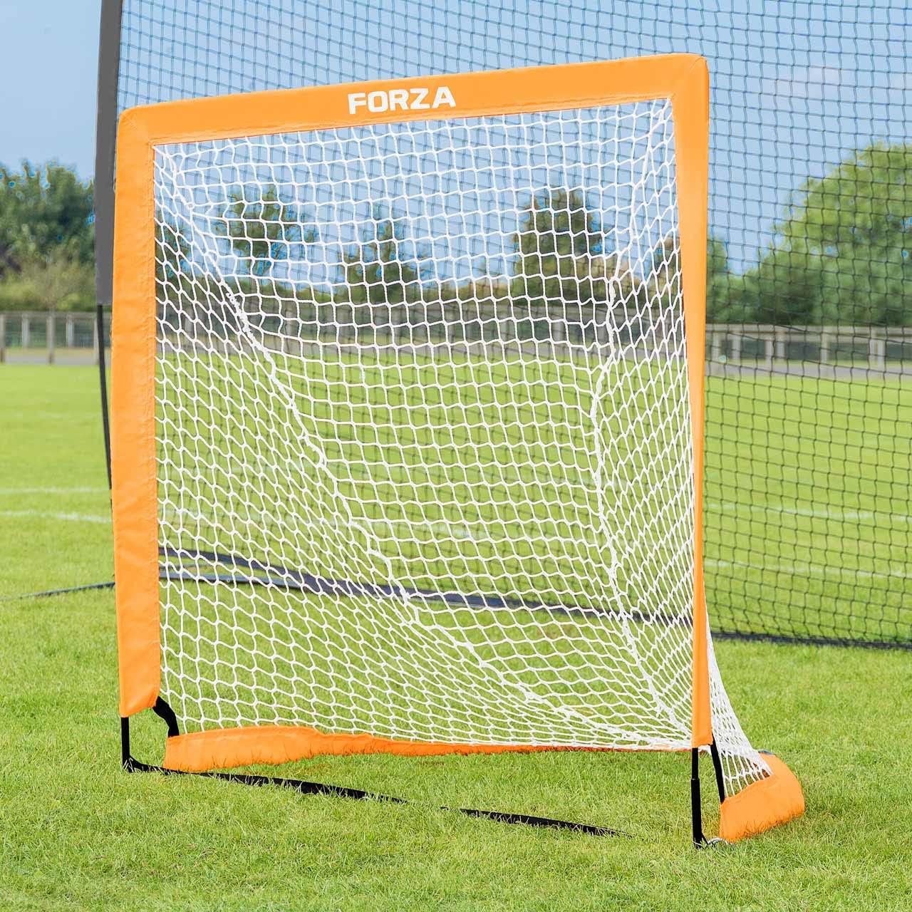 FORZA Flash Pop-Up Lacrosse Goals [4ft x 4ft] - Setup in Seconds! | Perfect for Backyard and Practice - Single or Pair