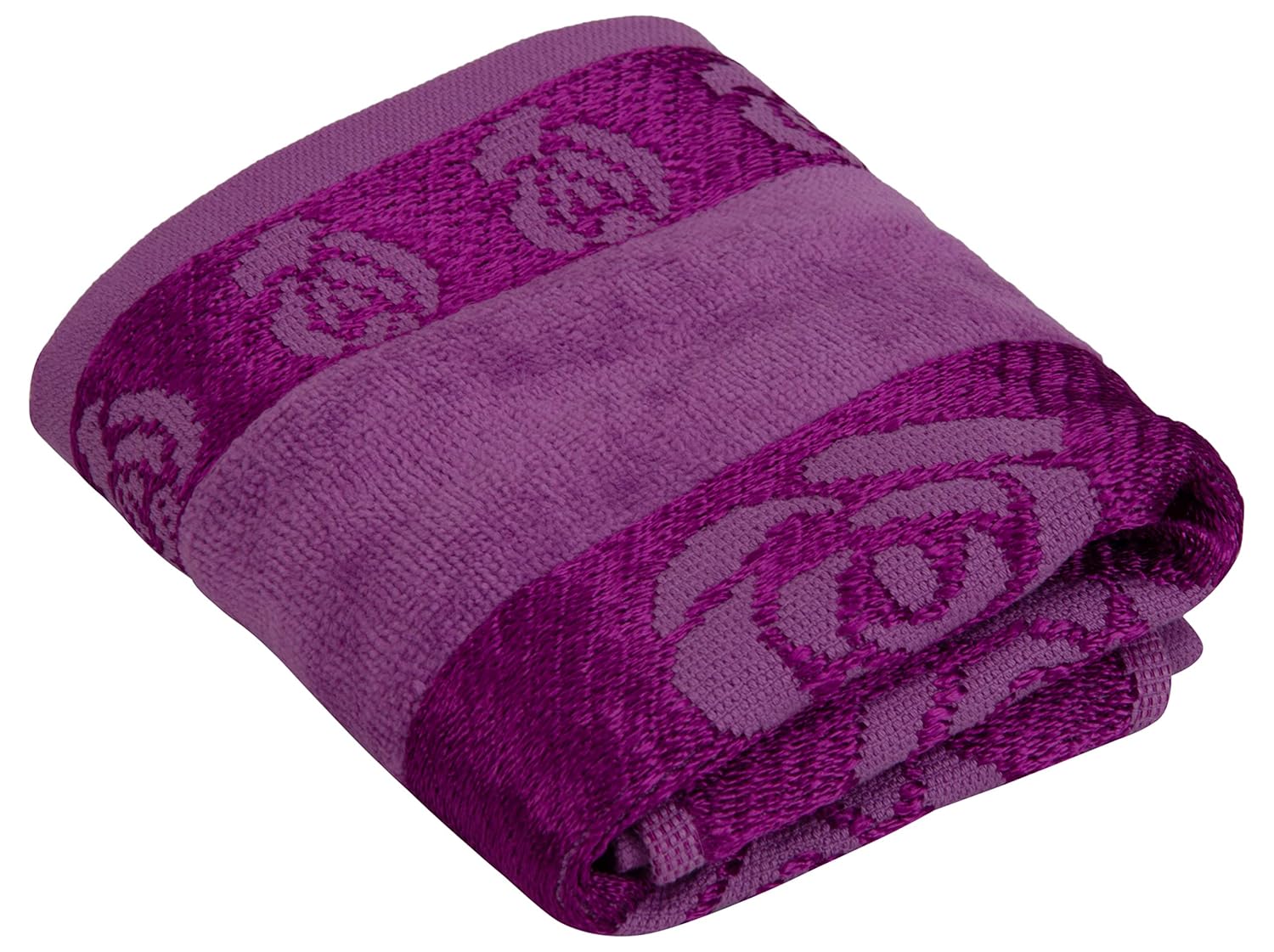 CARLO 425 GSM Cotton Hand Towel Purple Amazon.in Home & Kitchen