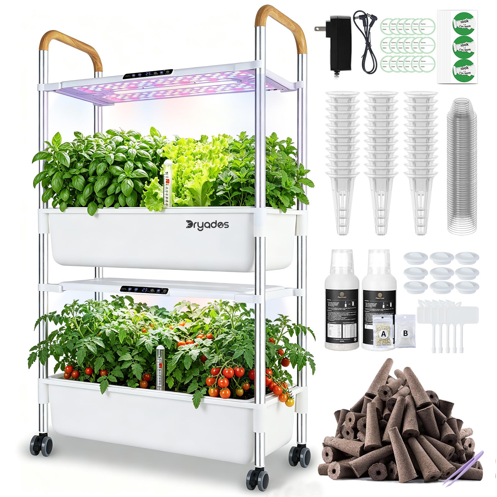 Amazon.com : Indoor Hydroponic Growing System with 54 Pods Herbs