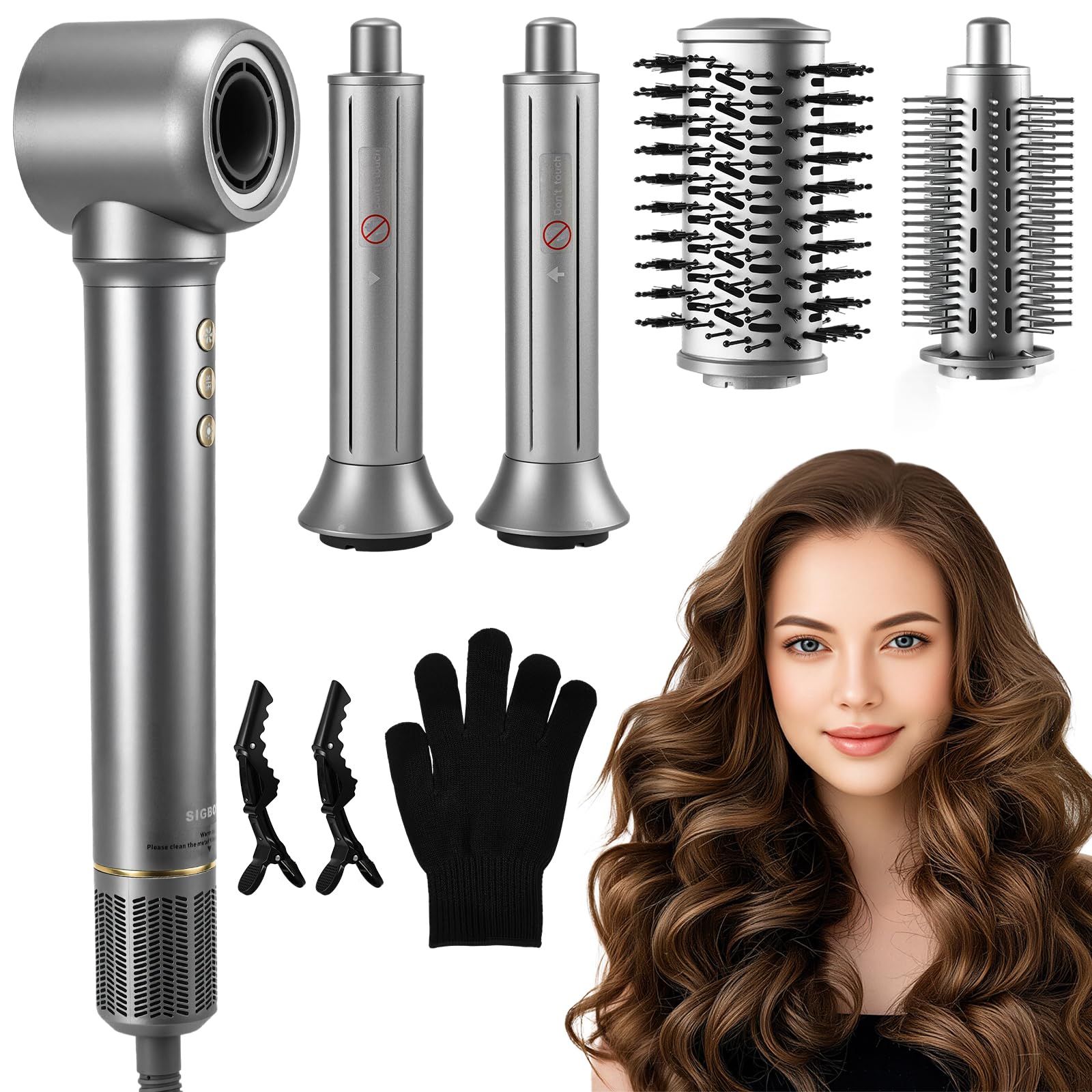 Amazon.com : 5 in 1 Hair Dryer Brush Set,Professional Blow Dryer