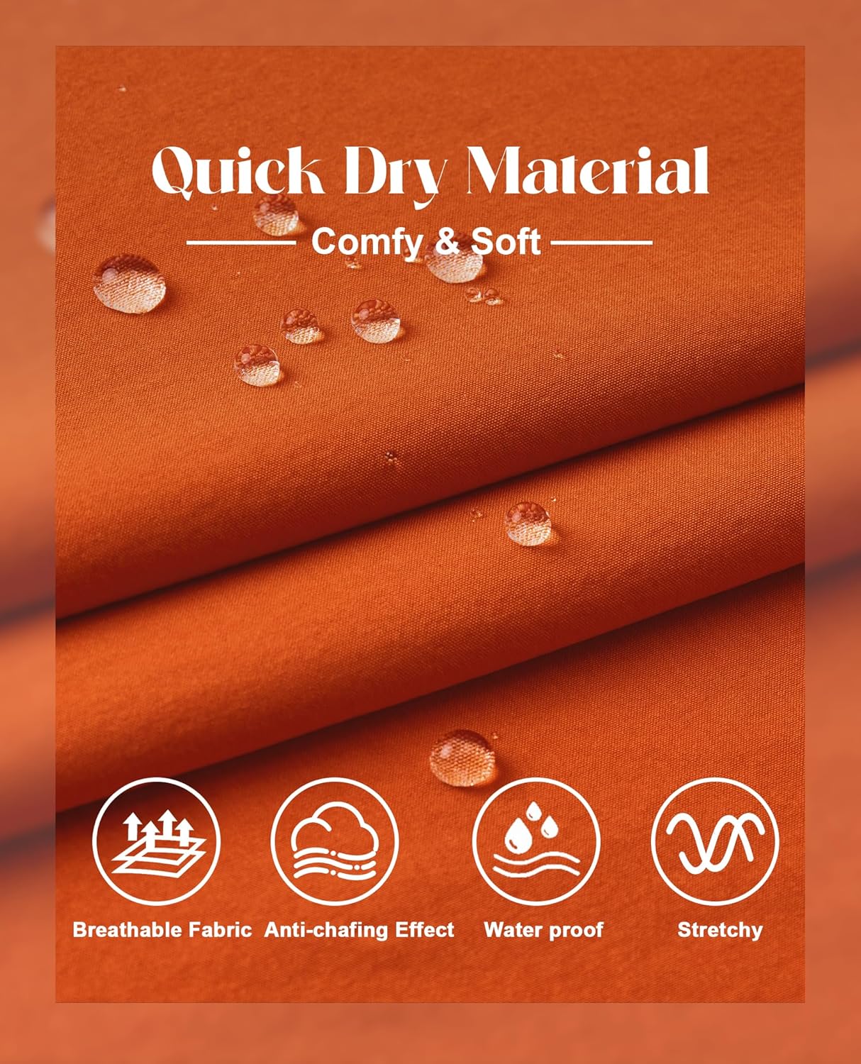 7inch Mens Swim Trunks: 2 in 1 with Compression Liner Stretch Quick Dry Drawstring Shark Pockets Beach Pool Vacation - Image 3