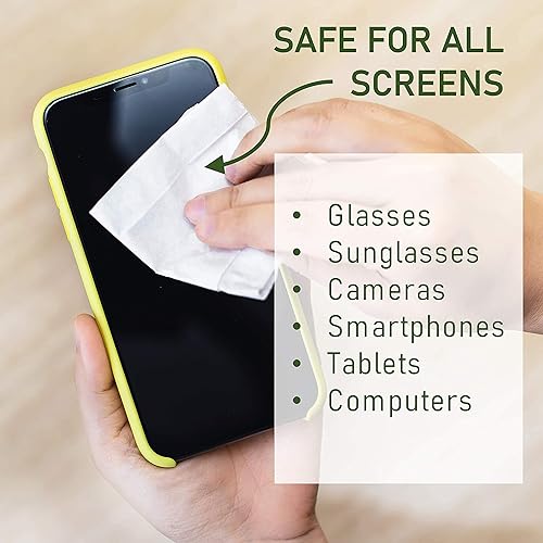 Miniatura 5 de Paquete de cuidado de ojos y lentes caja de toallitas para lentes de limpieza práctica de 200 unidades y transparente C 90 toallitas para párpados