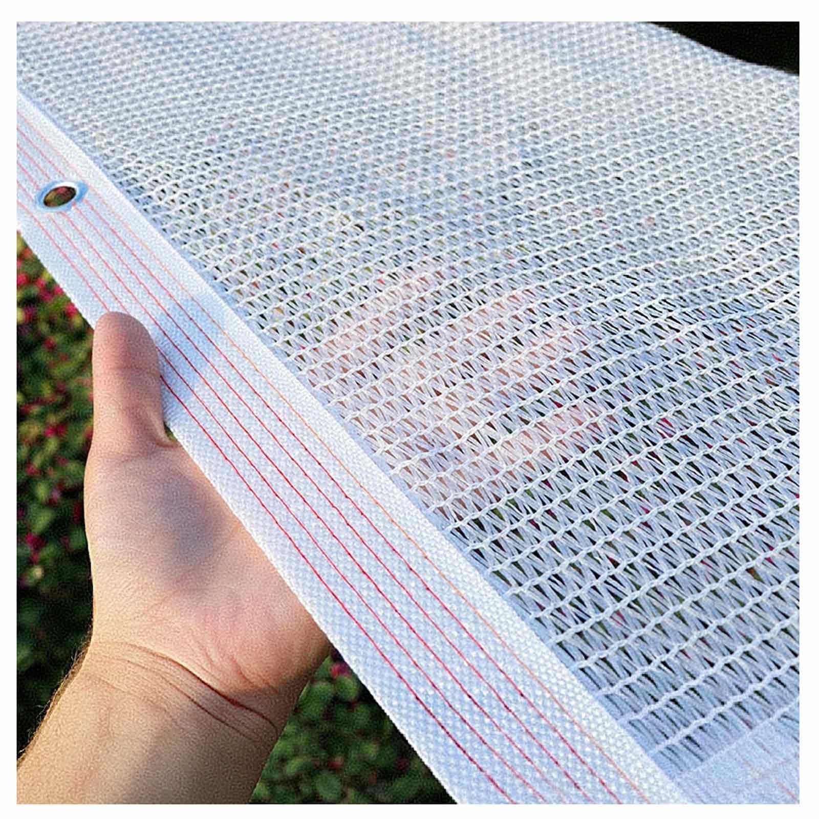 55% Sunblock Shade Cloth Sun-Block Net Shade Fabric 3.3x10ft 10x10ft 10x13ft 10x20ft 10x26ft 10x33ft Mesh Cover for Plants Greenhouse Garden Patio(10x29.5ft=3x9.0m)