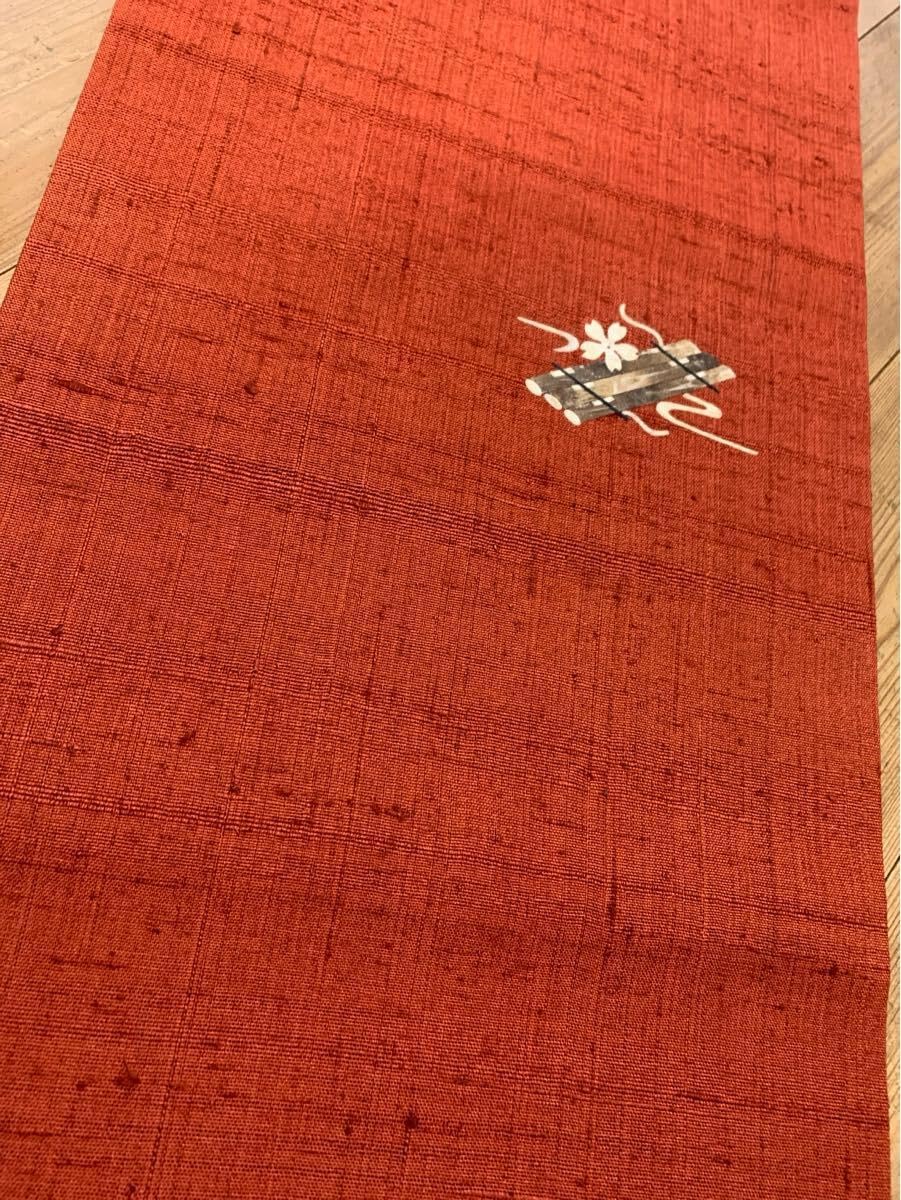 名古屋帯 スッキリ 唐花 ブルー お仕立て 名古屋帯 スッキリ 唐花