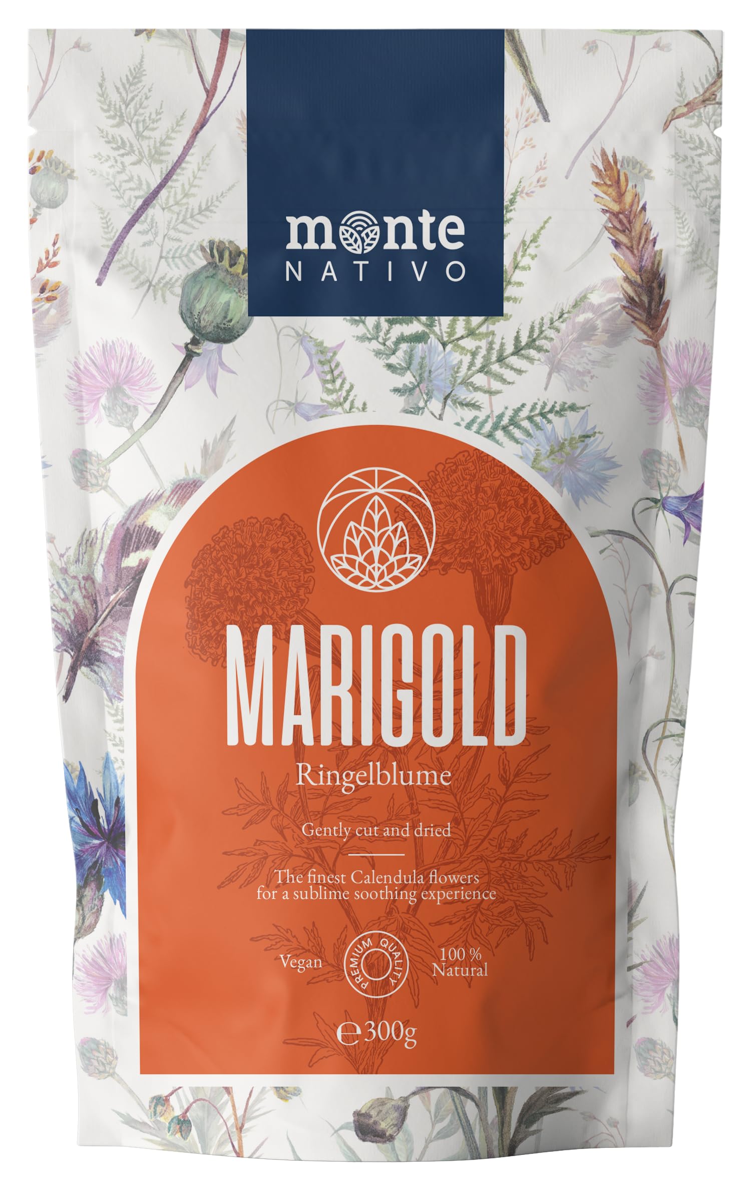 Lemon Balm Tea Monte Nativo (300g) - Gently Dried Lemon Balm Leaves - Aromatic and 100% Pure and Natural Loose Leaf Herbal Tea Without Additives - As a healthy, refreshing infusion — view 32