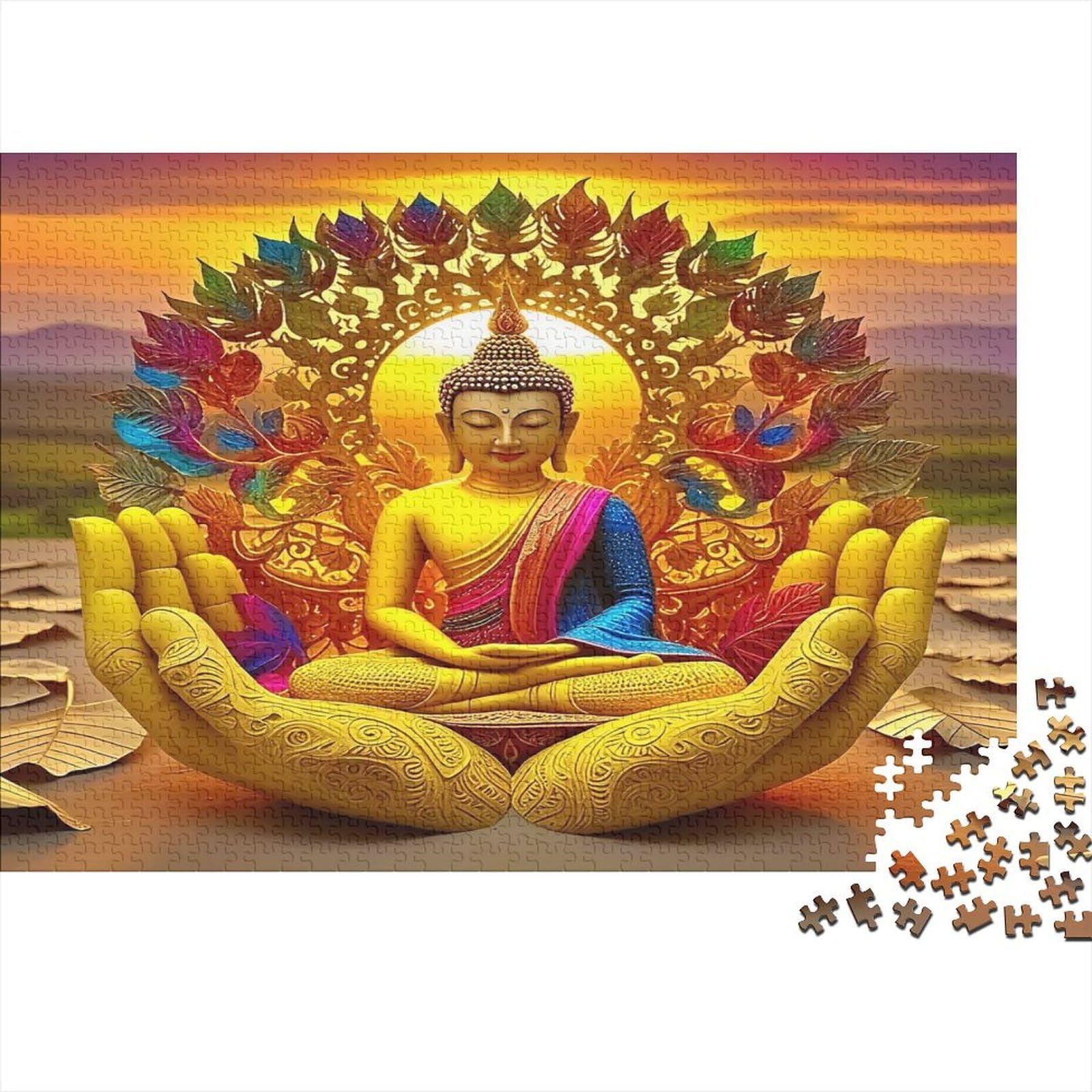 Puzzle de Buda de 1000 piezas: reduce el estrés con este juego de relajación 8