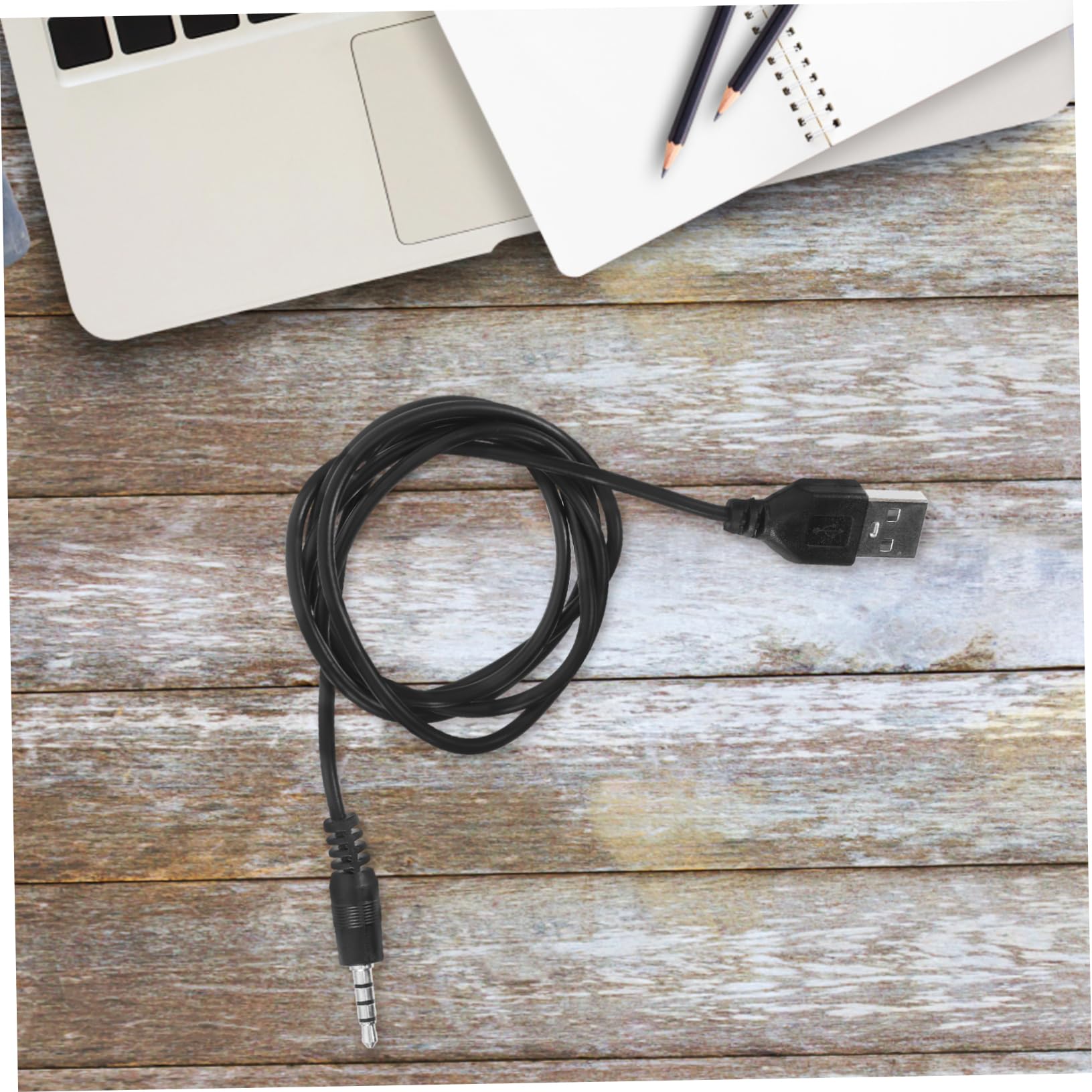 Gadpiparty 2pièces Câble USB Vers Prise Casque Charge Et Audio Polyvalent Compatible Smartphones Tablettes Pc