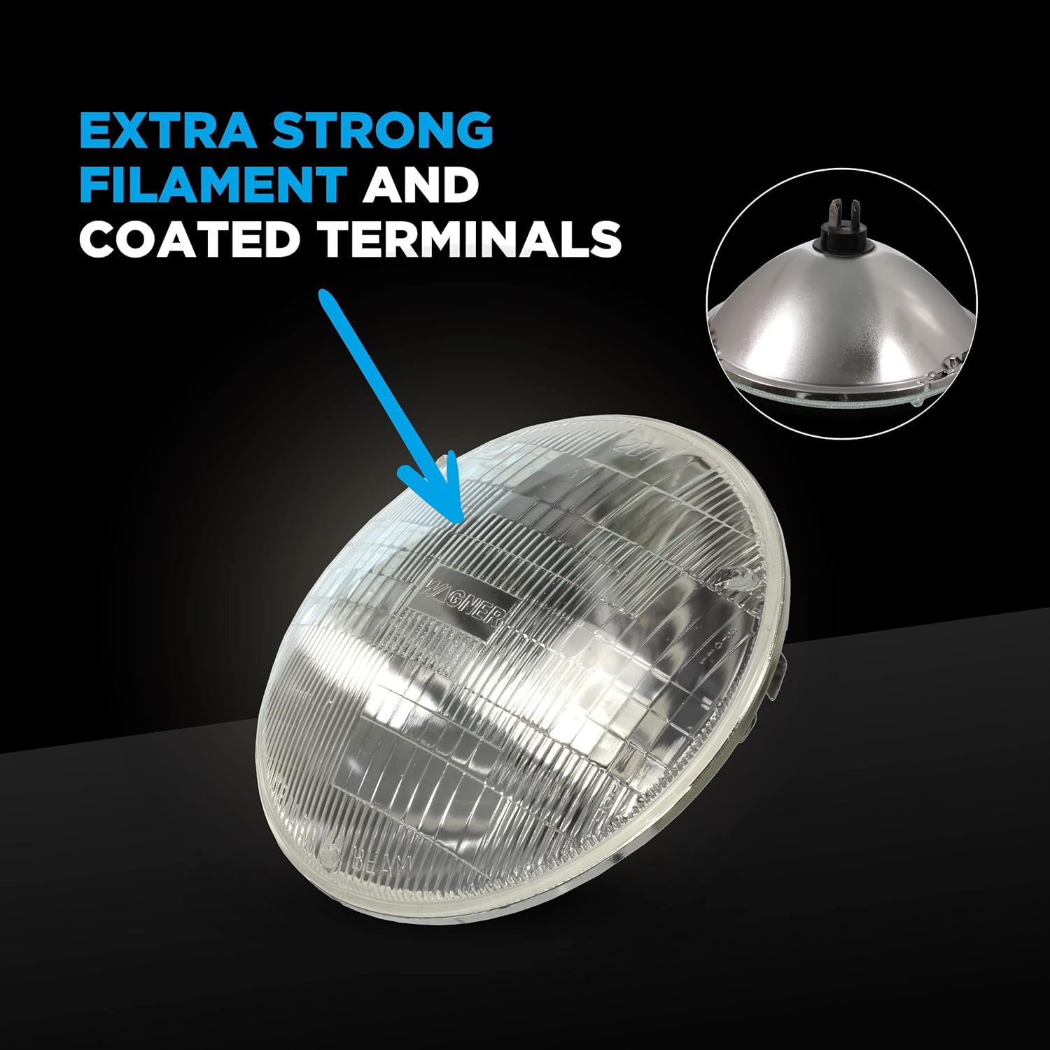 Wagner Lighting BriteLite H6024BL Headlight (Box of 1) (Pack of 2)