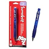 SAKURA SumoGrip Pencil with Comfort Grip - 0.5 mm Ergonomic Mechanical Pencil - Clear Blue
