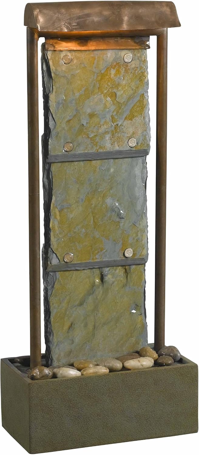 Kenroy Home Montpelier Natural Slate Tabletop Fountain